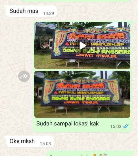 Pengiriman Papan Bunga Nanggerang Binong